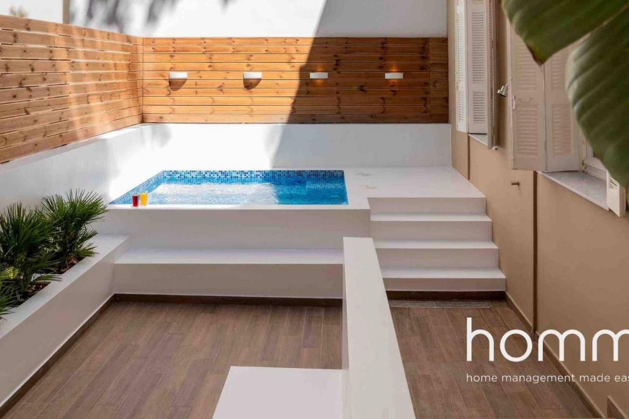 Nemeseos 1St Floor Homm Apartment With Roof Garden And Wading Pool Atény Exteriér fotografie